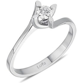 Resim Lova 0,30 Karat Efektli Pırlanta Tektaş Yüzük - 1070095 