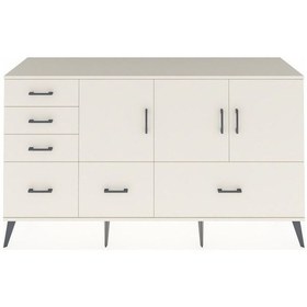 Resim Kronos Konsol 4 Raflı 6 Çekmeceli 3 Kapaklı 176x59x99 Aytaşı-ayta Aytaşı-aytaşı 