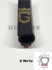 Resim Bantlı D Fitil - Bantlı Kapı Fitili - Araç Fitili 6 No'Lu 