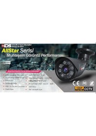 Resim IDS DS-2015HD-SET3-320-BLACK 3 Kameralı 1080P Full HD 5 MP Sony Lensli Kamera Seti - 2015 