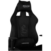 Resim Rio Pus Balerion Terletmez Kadife Kumaş Siyah Gaming Oyuncu Koltuğu Siyah 