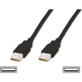 Resim Digitus Ak-300100-018-S 180 CM Usb 2.0 To Usb 2.0 Erkek-Erkek Awg30 Usb 2.0 Kablo 