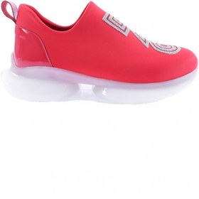 Resim Dgn Kadın Kalin Taban Strech Detayli Silver Taşli Sneakers Ayakkabı 21643136 