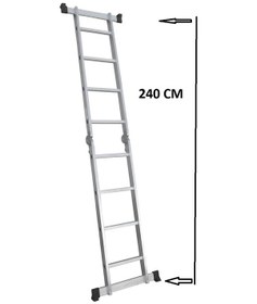 Resim Beykon 4 + 4 Basamaklı Çok Amaçlı Merdiven 