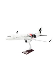 Resim zekupp Airbus 320-200 1/60 Ölçek Kartal Tasarım Beyaz Keman BoyMaket Uçak 
