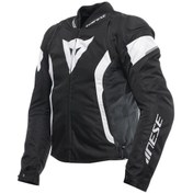 Resim Daınese Ceket/avro 5 Tex Jacket Blk Whıte Blk 