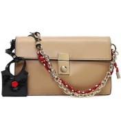 Resim Kadın Bej Uzun Askılı Çapraz Çanta - Kahverengi / 00 