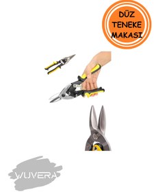 Resim WUVERA Düz Kesim Teneke Makası – Profesyonel Ve Hassas Düz Kesim Için Ideal 