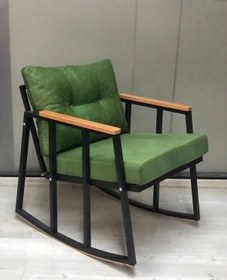 Resim Adınshops Sallanan Sandalye Tv Koltuğu Kafe-balkon-mutfak-berjer-ofis Sallanır Tekli Koltuk Yeşi Yeşil 