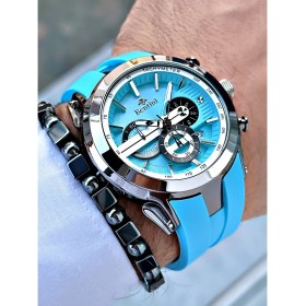 Resim Bentini Slikon Kayışlı Fonksiyonlu Erkek Kol Saati 