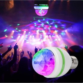 Resim 2 Pcs Disco Ball Led Light 2 Adet Disko Işığı Rgb Disko Işık Topu Ampul Led Işık Dönen Disko Topu Renkli 