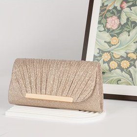 Resim Minimalist Elegant Tassel Evening Clutch Handbag, Zincir Cüzdan, Telefon Makyaj Pouch, Siyah Şampanya Gümüş Gri, Sentetik Malzeme, Manyetik Kapanış, Polyester Astar, Kredi Kartı Cüzdan Bölmesi, Kuru Bez Temizleme ile 