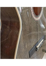 Resim Clariss Ccg-100bk Klasik Gitar Siyah Gül Klavye Kenar Şeritli Sap Ayarlı 