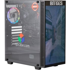Resim Bitges RGB LED Ekranlı 600W 80+ Oyuncu Bilgisayar Kasası 