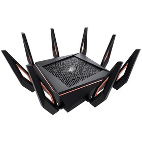 Resim Asus GT-AX11000 Wi-Fi 2.4 / 5 GHz 4804 Mbps Gaming Router 