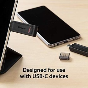 Resim Kingston DataTraveler 70 USB Type-C 64GB Flash Bellek-DT70/64GB 