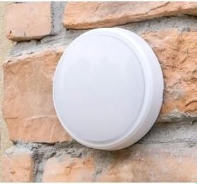 Resim Banyo Tavan Lambası Artos 20w Yuvarlak Beyaz Balkon Lambası 6400k Beyaz Led Işık Teras Duvar Lambası (Beyaz) 
