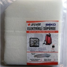 Resim Arçelik Süpürge 4240-4210-4220 Motor Koruma+ Mikro Filtre 2 Şer Adet 