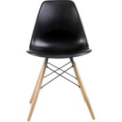 Resim Dorcia Home Siyah Eames Sandalye 