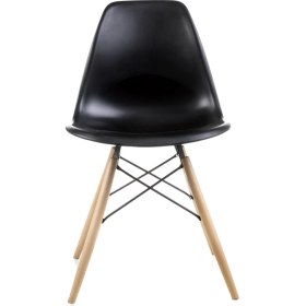 Resim Dorcia Home Siyah Eames Sandalye 