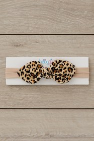 Resim Babygiz ElYapımı Yumuşak stil ince bağlamalı Doğal Pamuklu Penye Bebek Çocuk Kız Bandana Kırmızı Leopar 2'li 
