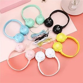 Resim Irfora 3.5mm Kablolu Kulak Üstü Kulaklıklar Çocuklar için Taşınabilir Müzik Kulaklık MP4 MP3 Akıllı Telefonlar Dizüstü Bilgisayar 