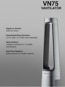Resim Dijitsu VN75 Kanatsiz Vantilatör 