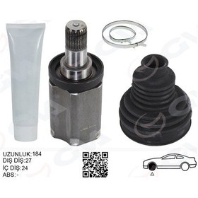 Resim Aks Mılı Ön İç Sol Bmw F20 F30 F32 F34 F36 F10 F12 F13 F06 F07 F01 E70 F15 E71 E72 Xdrıve Sanzıman Tarafı Uzunluk- 184mm 31607618681-31607593043-31607597693 