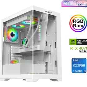 Resim Xaser XSR759 I5 12400F 16GB Ram 512GB M.2 Nvme SSD 12GB RTX4070 Super Sıvı Soğutma Oyuncu Bilgisayarı 