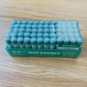 Resim Ata Elektronik 60'lı Paket 60AD Altmış 60 Adet Aaa Ince Pil (60 Adet) * Kumanda Tansiyon Aleti Klima Kumanda Oyuncaklar Pili 