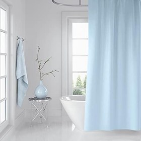 Resim Jackline Banyo Duş Perdesi 0010 Mavi Tek Kanat 240x200 