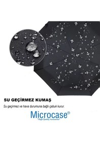 Resim Microcase Unisex16 Telli Rüzgara Dayanıklı Su Geçirmez Baston Şemsiye 