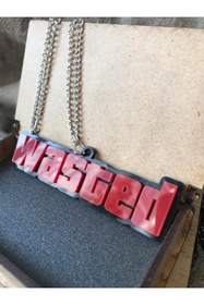 Resim KibritAjans Pleksi Wasted Dikiz Ayna Süsü Aksesuar 