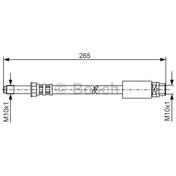 Resim BOSCH 1987476359 Fren Hortumu Bmw 1 E81 E87 E88-F20-F21 2 F22-F87-F23 3 E90 E91 E92-E93-F30-F80-F31-F34 4 F32-F82 