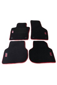 Resim Volkswagen Oto Halı Paspas Golf 7 (5G) 2012–2020 Uyumlu R Line Sport Kaymaz & Şık Tasarım 