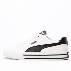 Resim Puma Court Classic Vulc Fs Beyaz Siyah Unisex Sneaker 396353-02 