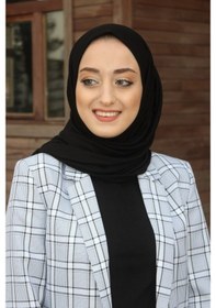 Resim Kadın Siyah Penye Şal Siyah 