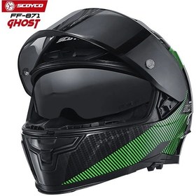 Resim Scoyco Full Face Kask FF-871 Ghost 