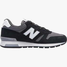 Resim New Balance NB 565 Lifestyle Erkek Siyah Beyaz Sneaker Spor Ayakkabı 