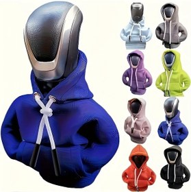Resim Topnotch Mavi 1x Çok Amaçlı Polyester Araç Hoodie, Cep Ve Mevsimlik Konfor 