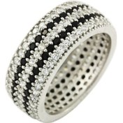 Resim 5 Sıralı Gümüş Tamtur Yüzük G59Yz Altınsepeti 