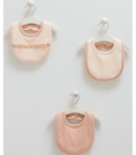 Resim Romantıc Color Üçlü Mama Önlüğü Somon 