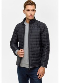 Resim Süvari Siyah Slim Kapitone Mont Mn2008700516-s09 Siyah 
