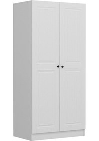 Resim Kale 2 Mebran Kapaklı Dolap - Beyaz 190cm 
