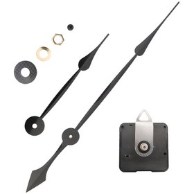 Resim 1 Set Creative DIY Duvar Saati Aksesuar Kiti, Metal Uzun Göstergeler, Sessiz Kuvars Hareketi, Ultra-Sessiz Ultra-Sessiz Saat, Saat Bakımı ve Değiştirme için İdeal - Çeşitli Boyutlar ve Şekiller İçerir, Kendi Kendine Uygunluk İçin - Saat Aksesuar Kiti|Dekoratif Duvar Saati|Metalik Kaplama 