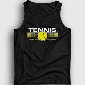 Resim Presmono Unisex Siyah Court Spor Tennis Tenis Atlet 