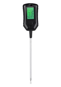 Resim Jeehugo Toprak Analiz Cihazı - Isı, Işık, Nem Ve Ph Ölçer Bitki Bakımı Test Aleti Pil Dahil Değil 