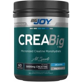 Resim Bigjoy Sports Creabig Powder Aromasız 300 Gr 60 Servis Creatine 
