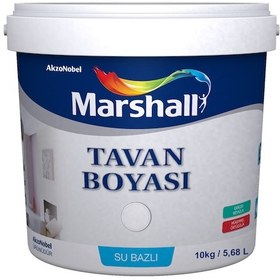 Resim Marshall Beyaz Tavan Boyası 10 KG 