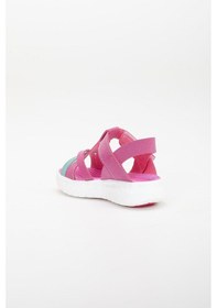 Resim Şirinbebe Şiringenç Yüz Direkli Çapraz Bantlı Ortopedik Fuşya Kız Bebek Kız Çocuk Sandalet-3093-fuşya Fuşya 